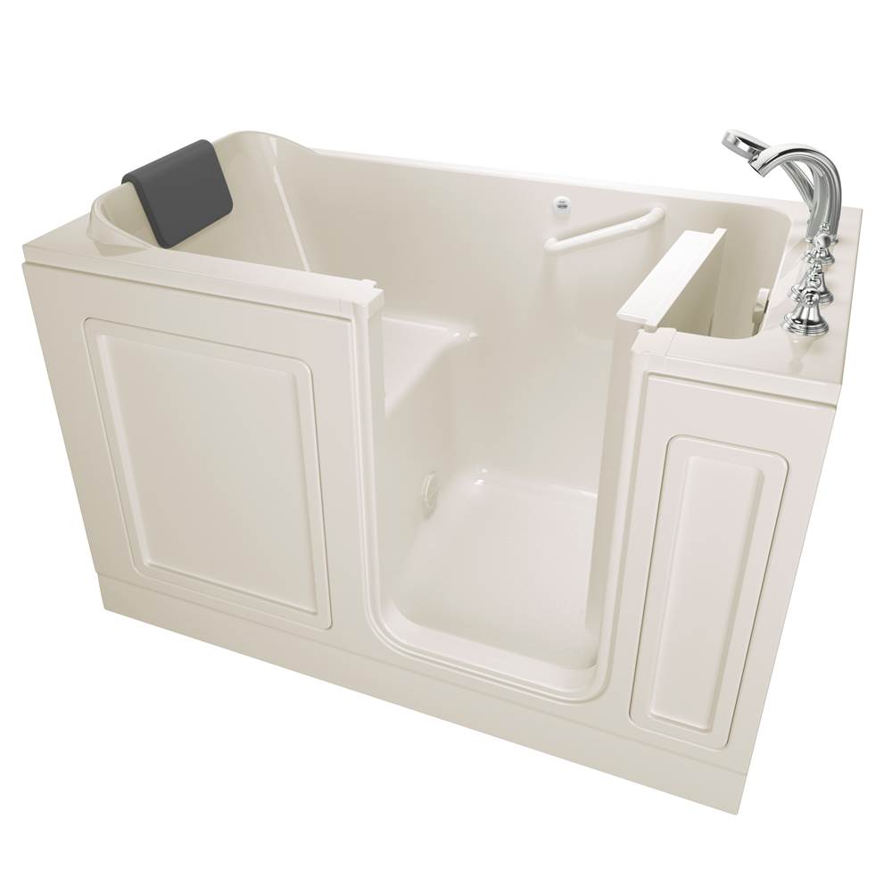 American Standard Acrylic Luxury Series 32 x 60 -Inch Walk-in Tub With Soaker System - Right-Hand Drain With Faucet