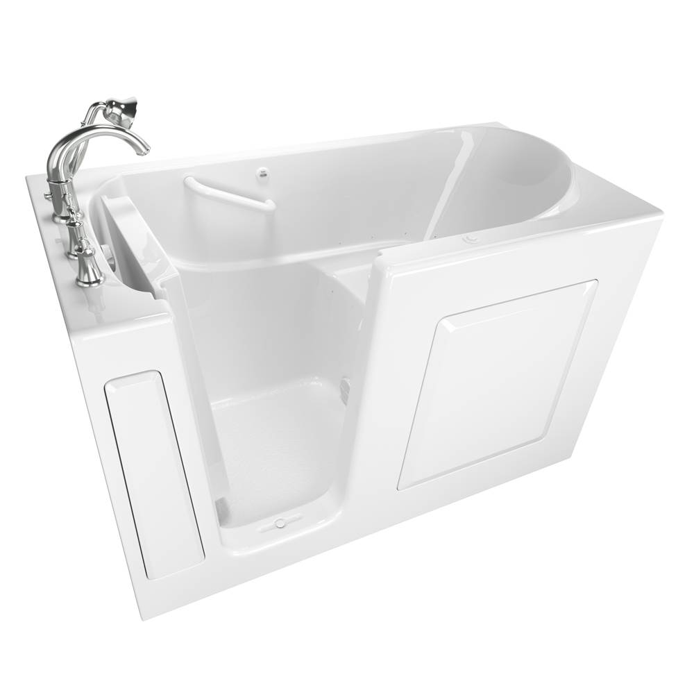 American Standard Gelcoat Value Series 30 x 60 -Inch Walk-in Tub With Air Spa System - Left-Hand Drain With Faucet