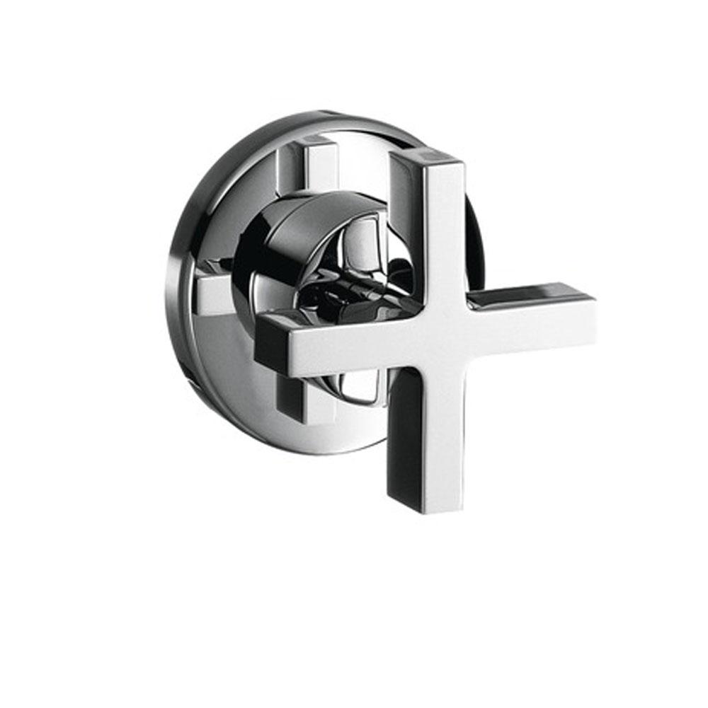 Axor Citterio Volume Control Trim with Cross Handle in Chrome