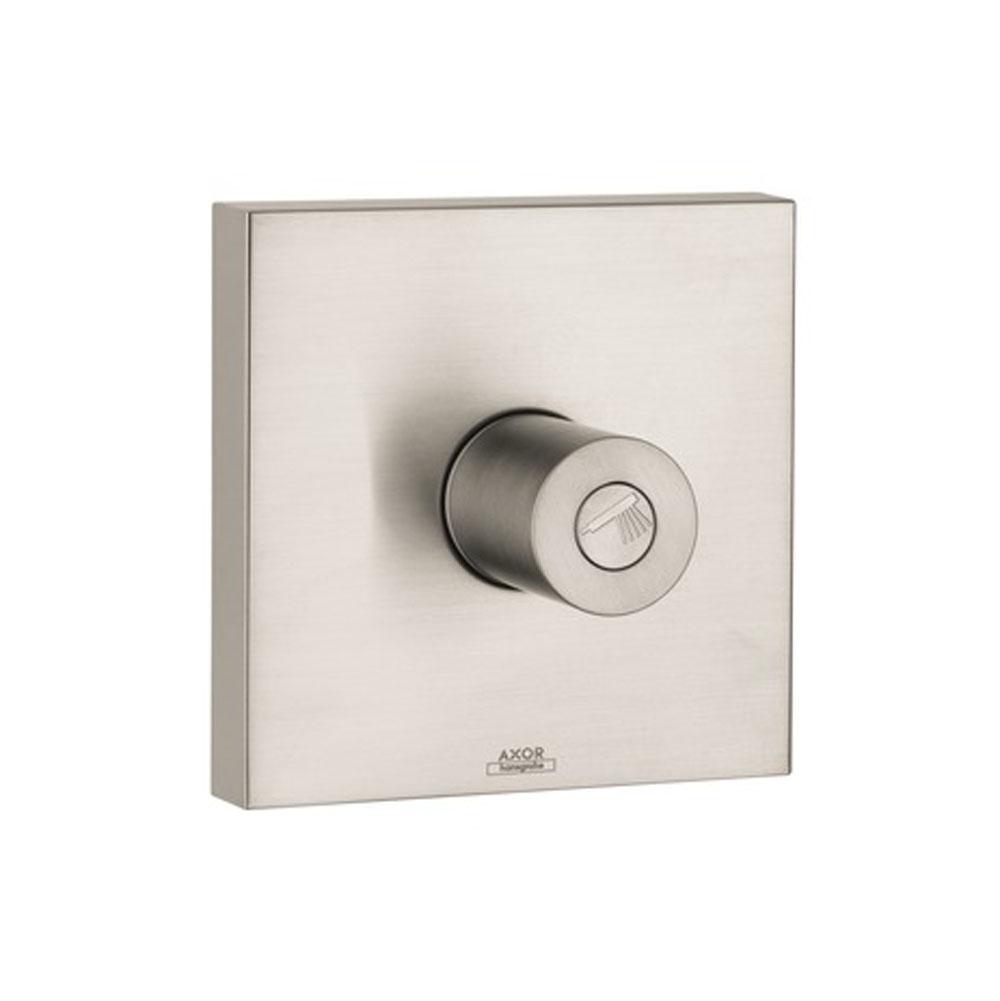 Axor ShowerSolutions Volume Control Trim 5'' x 5'' in Brushed Nickel