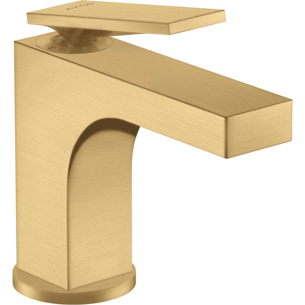 Axor Citterio Single-Hole Faucet 90 with Pop-Up Drain, 1.2 GPM in Brushed Gold Optic