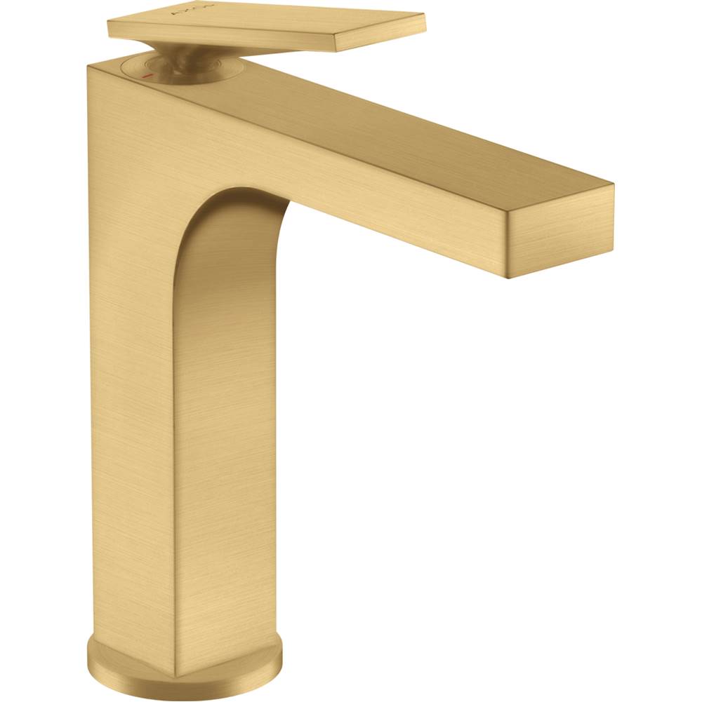 Axor Citterio Single-Hole Faucet 160 with Pop-Up Drain, 1.2 GPM in Brushed Gold Optic