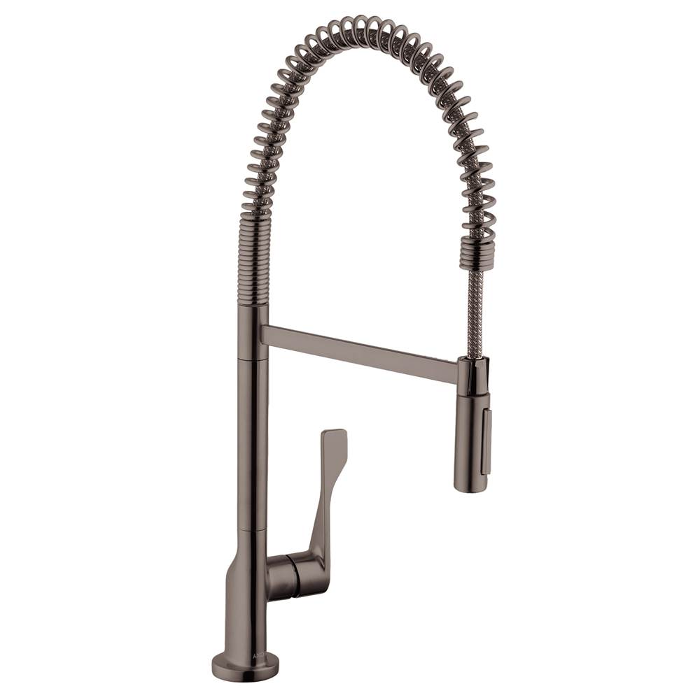 Axor Citterio  Semi-Pro Kitchen Faucet 2-Spray, 1.5 GPM in Brushed Black Chrome