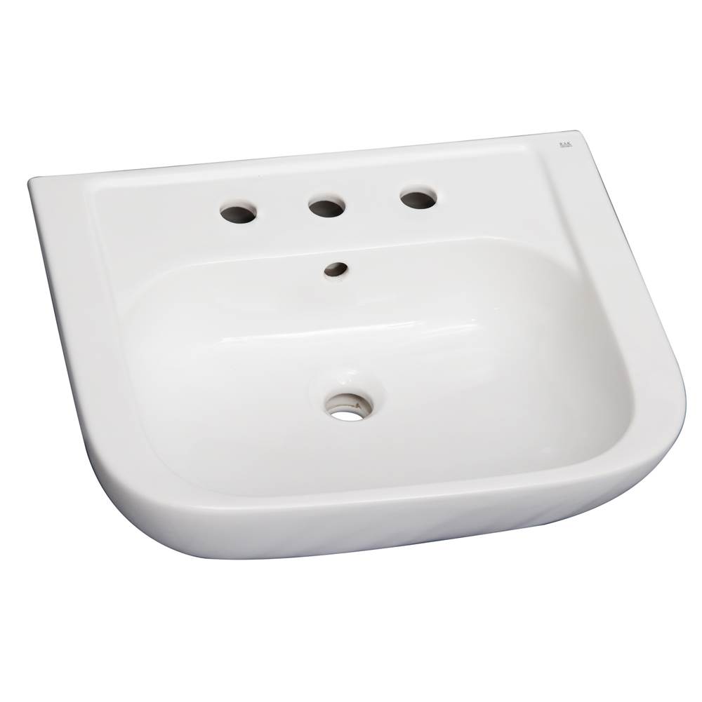 Barclay Caroline 450 Basin only,White-8'' Widespread