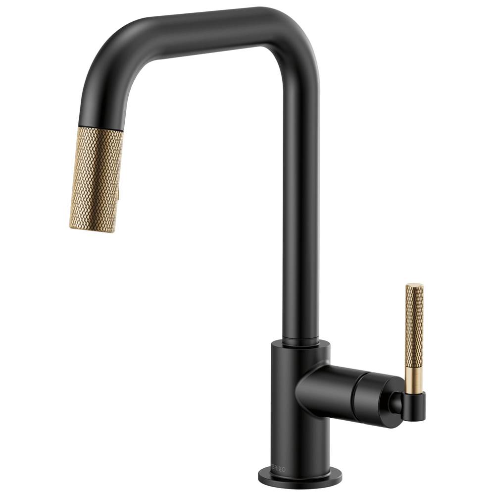 Brizo Litze® Pull-Down Faucet with Square Spout and Knurled Handle