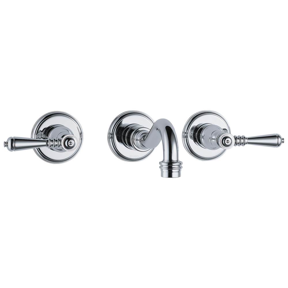 Brizo Tresa® Two-Handle Wall Mount Lavatory Faucet with Lever Handles 1.5 GPM