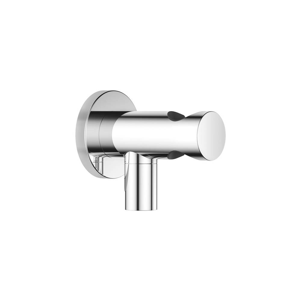 Dornbracht Wall Elbow With Integrated Wall Bracket In Polished Chrome