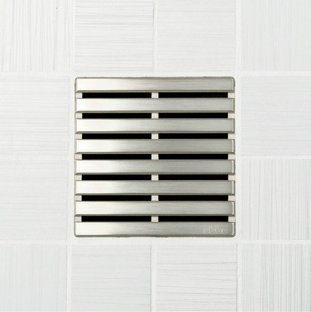 Ebbe PARALLEL - Brushed Nickel - Unique Drain Cover