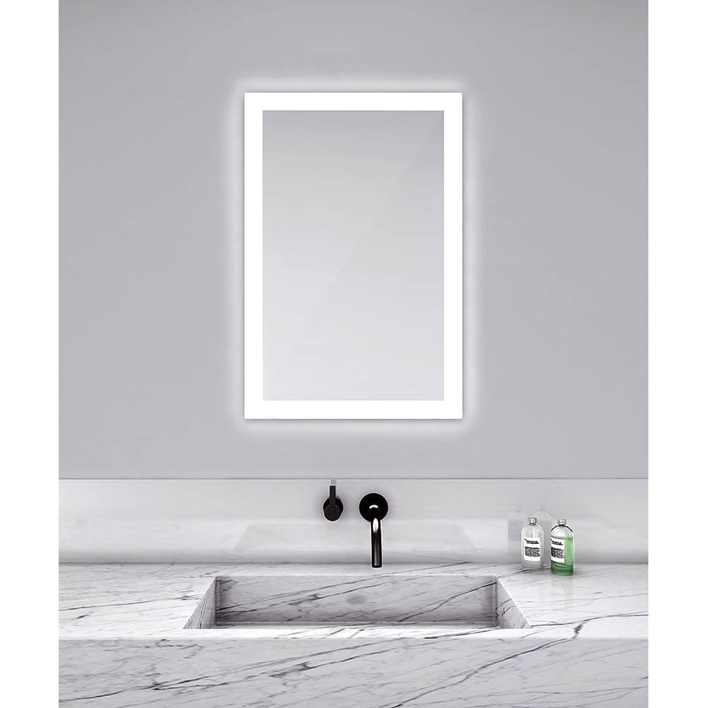 Electric Mirror Silhouette 66w x 42h Lighted Mirror with Keen