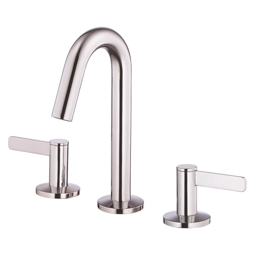 Gerber Plumbing Amalfi Trim Line 2H Widespread Lavatory Faucet w/ Metal Touch Down Drain 1.2gpm Chrome