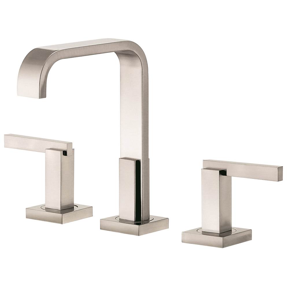 Gerber Plumbing Sirius Trim Line 2H Widespread Lavatory Faucet w/ Metal Touch Down Drain 1.2gpm Brushed Nickel