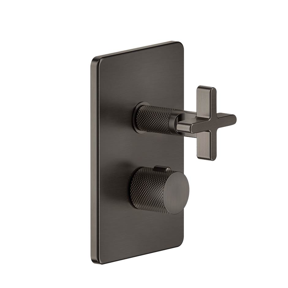 Gessi Trim Parts Only External Parts For 2-Way Thermostatic Diverter And Volume Control