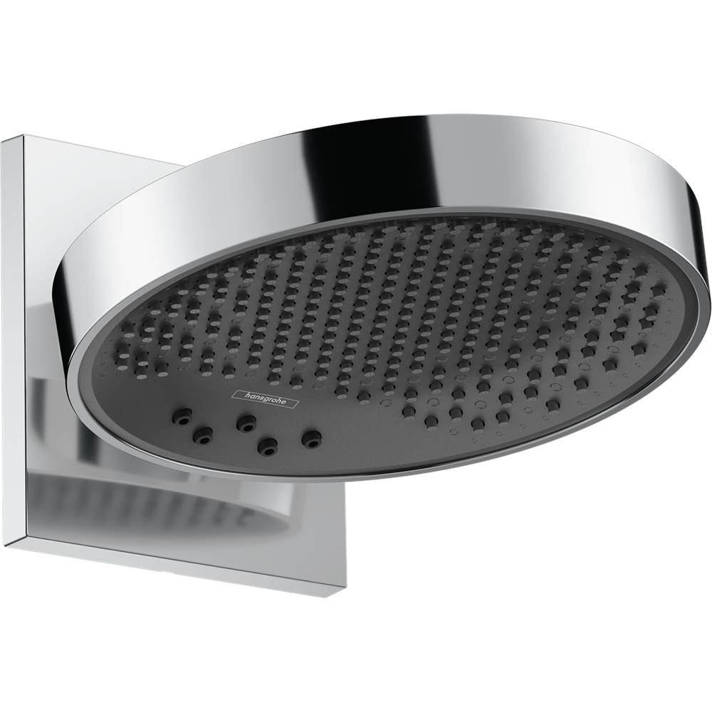 Hansgrohe Rainfinity Showerhead 250 3-Jet with Wall Connector Trim, 1.75 GPM in Brushed Nickel