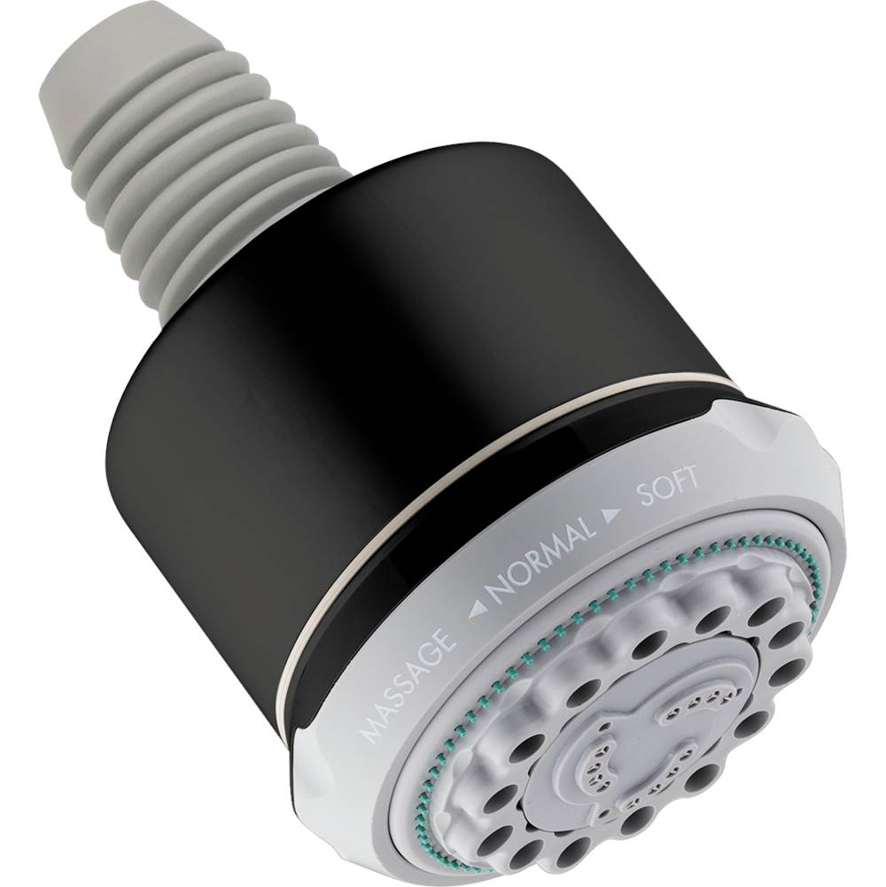 Hansgrohe Clubmaster Showerhead 3-Jet, 2.5 GPM in Matte Black