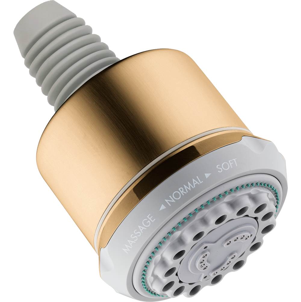 Hansgrohe Clubmaster Showerhead 3-Jet, 2.5 GPM in Brushed Bronze