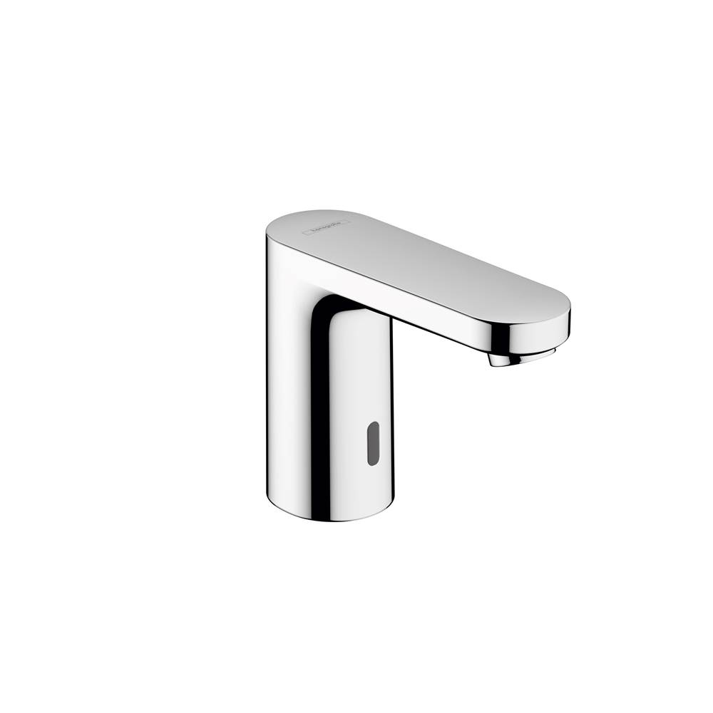Hansgrohe Vernis E Electronic Faucet with Preset Temperature Control, 0.5 GPM Battery-Powered in Chrome