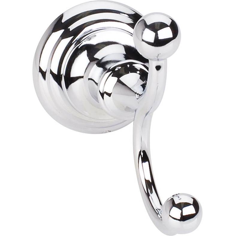 Hardware Resources Fairview Polished Chrome Double Robe Hook - Retail Packaged