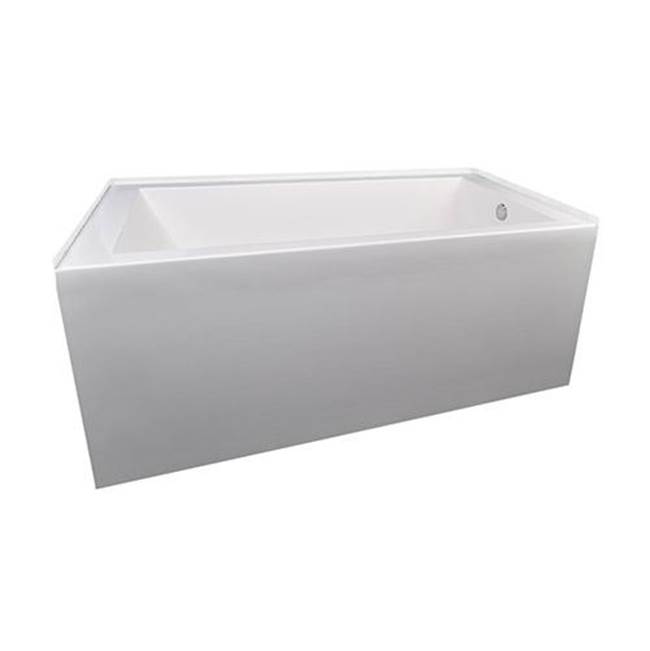 Hydro Systems Citrine 6032 Ston W/ Tub Only - Almond - Left Hand