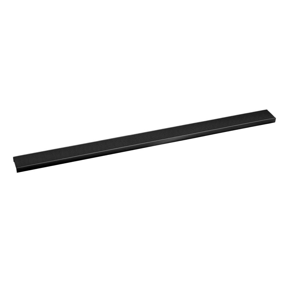 Infinity Drain 24'' Wedge Wire Grate for FXAS 65/FFAS 65/FCBAS 65/FCAS 65/FTAS 65 in Matte Black