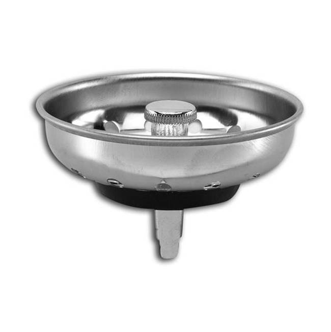 JB Products Stainless Steel Strainer with Stick Post Basket