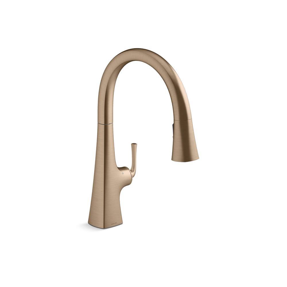 Kohler Graze  Touchless Pull-Down Kitchen Sink Faucet With Three-Function Sprayhead