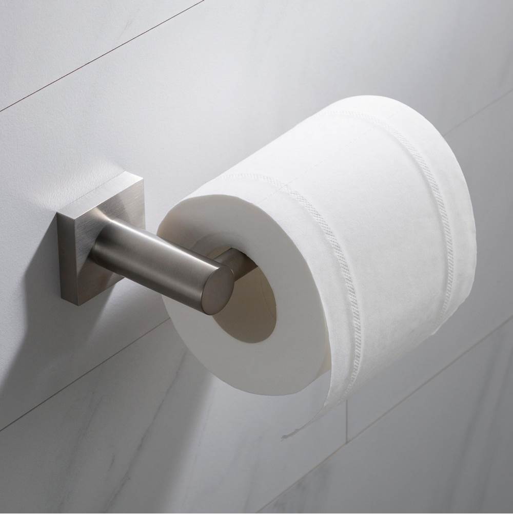 Kraus Ventus Bathroom Toilet Paper Holder, Brushed Nickel Finish