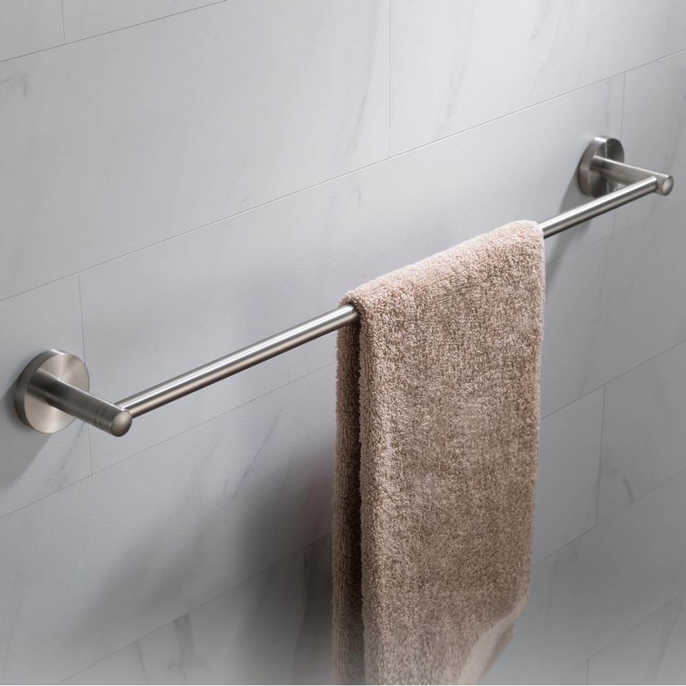 Kraus Elie 24-inch Bathroom Towel Bar, Brushed Nickel Finish