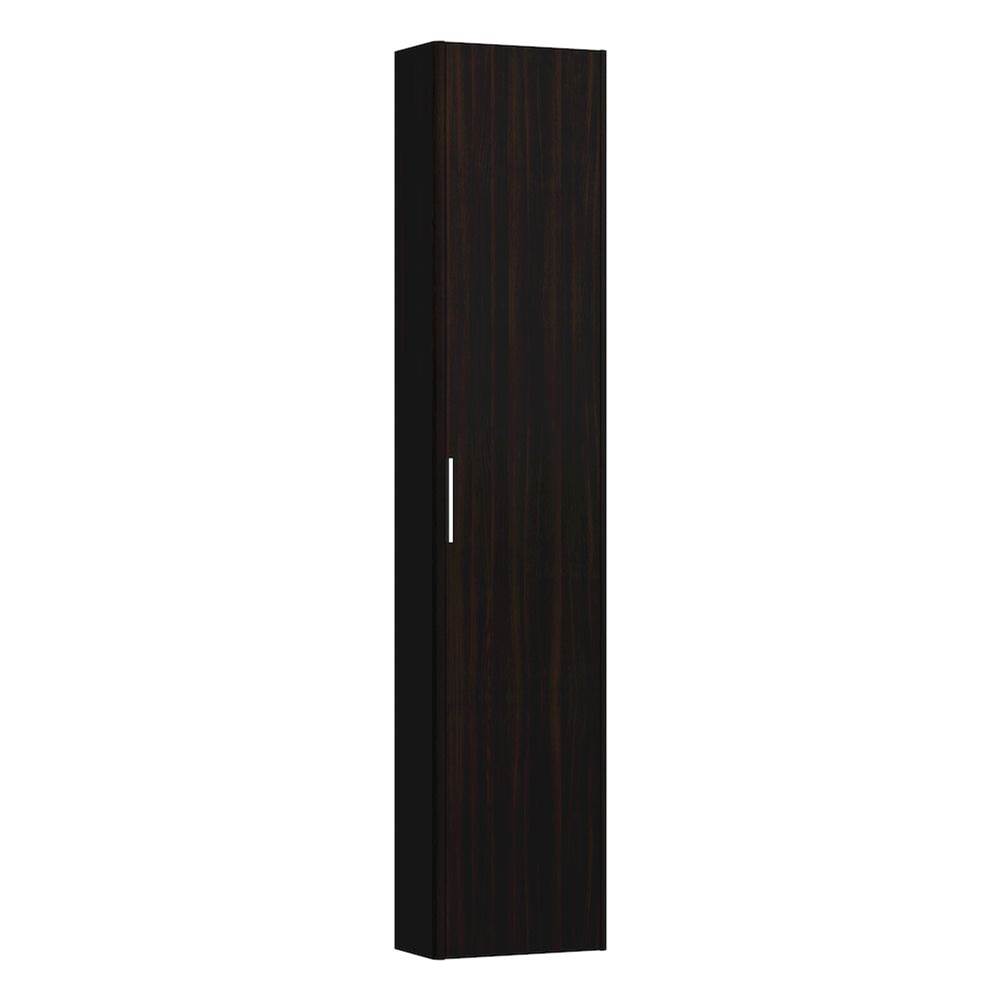 Laufen Tall Cabinet, with small projection, 1 door, door hinge left, 1 fixed shelf, 4 glass shelves, design matching vanity units