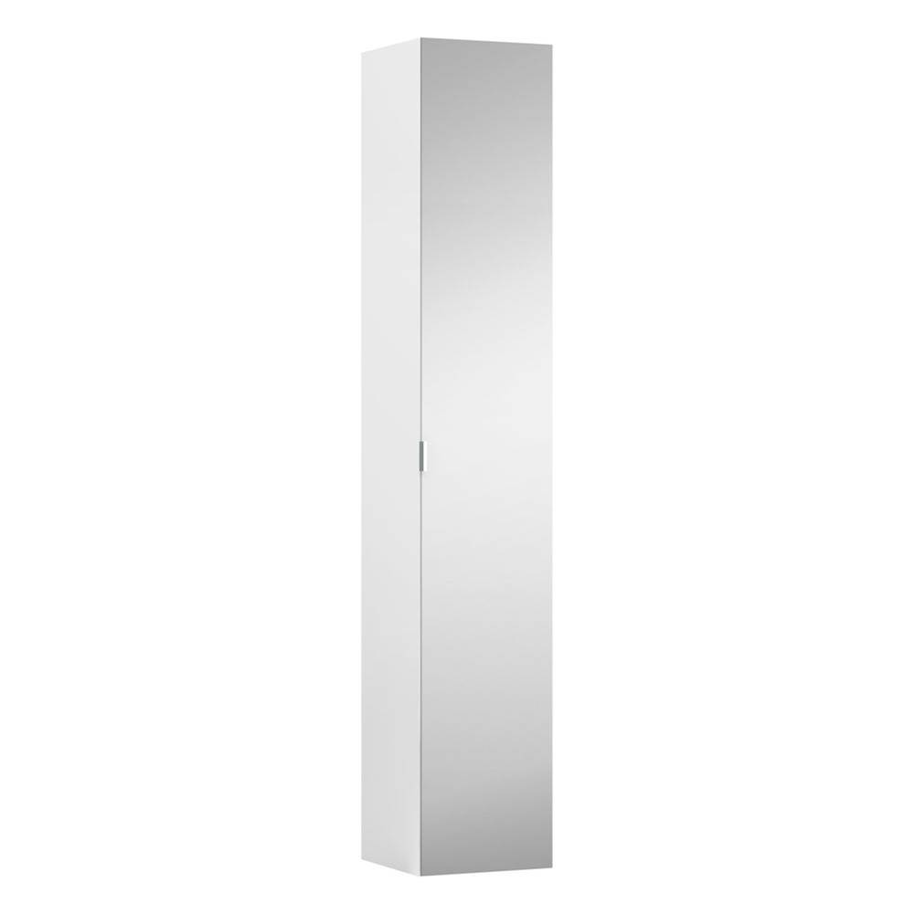 Laufen Tall Cabinet with mirrored front, left or door hinge right, 4 shelves