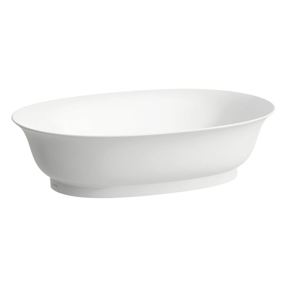 Laufen Bowl washbasin, oval - without overflow - Optional ceramic drain & cover
