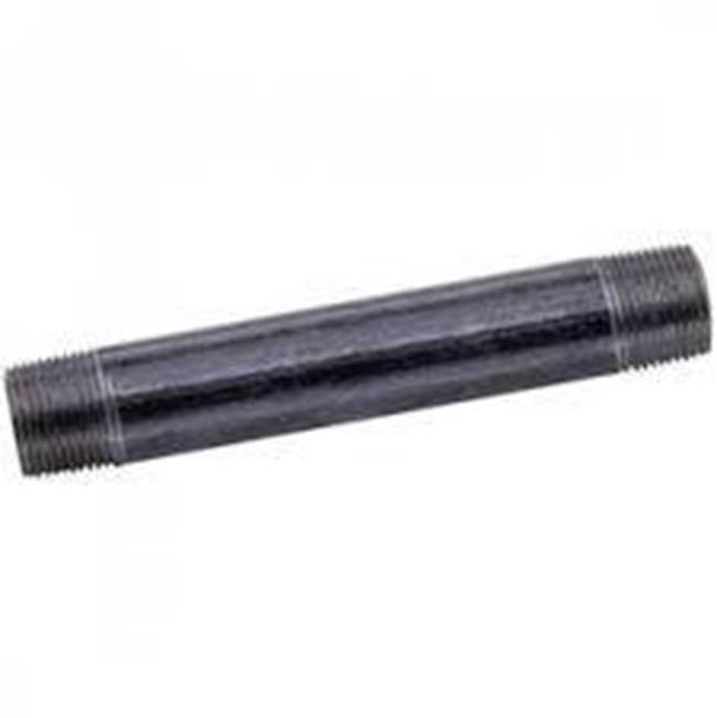 Mainline Collection SPF Steel Pipe Precut Nipples - Black - 1/2''