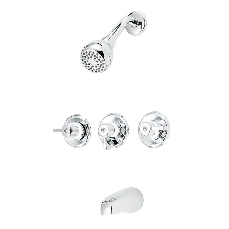 Mainline Collection Centurion Three Handle Tub And Shower