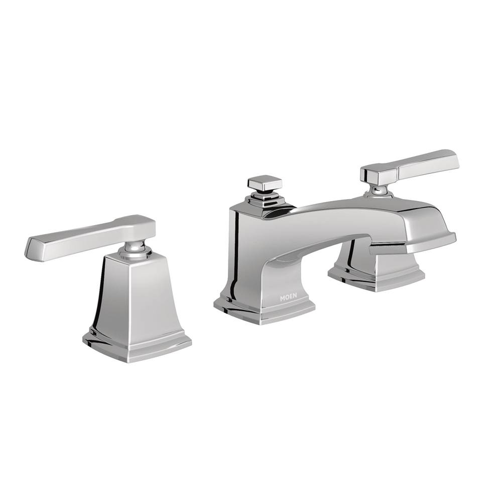 Moen Boardwalk Two-Handle Widespread Bathroom Faucet Trim Kit, Valve Required, Chrome
