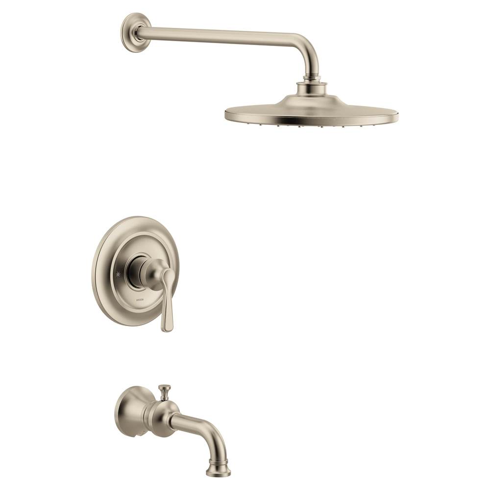 Moen Colinet M-CORE 3-Series 1-Handle Eco-Performance Tub and Shower Trim Kit in Brushed Nickel (Valve Sold Separately)