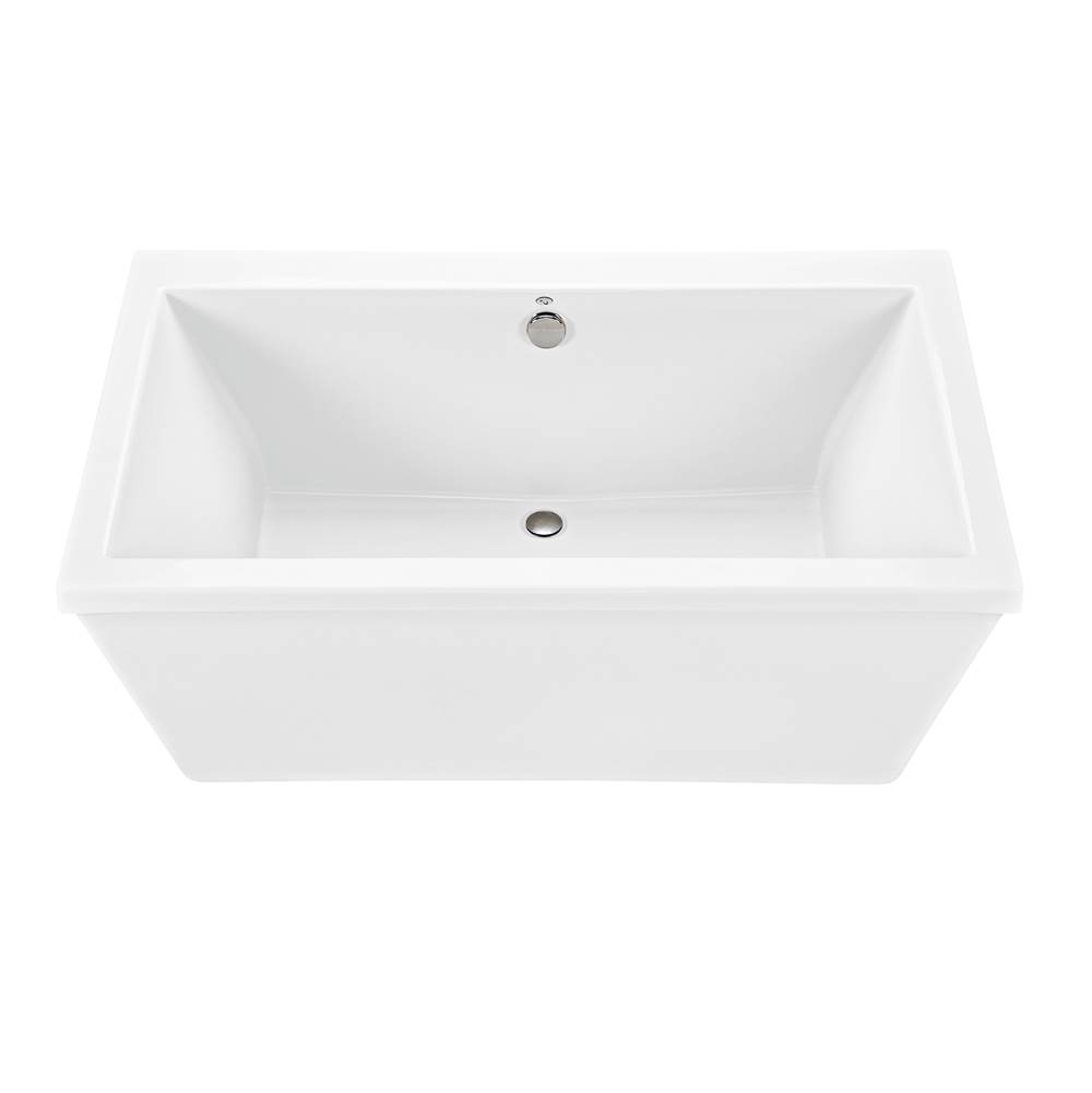 MTI Baths Kahlo 3 Acrylic Cxl Freestanding Faucet Deck Air Bath Elite - Biscuit (60X36)
