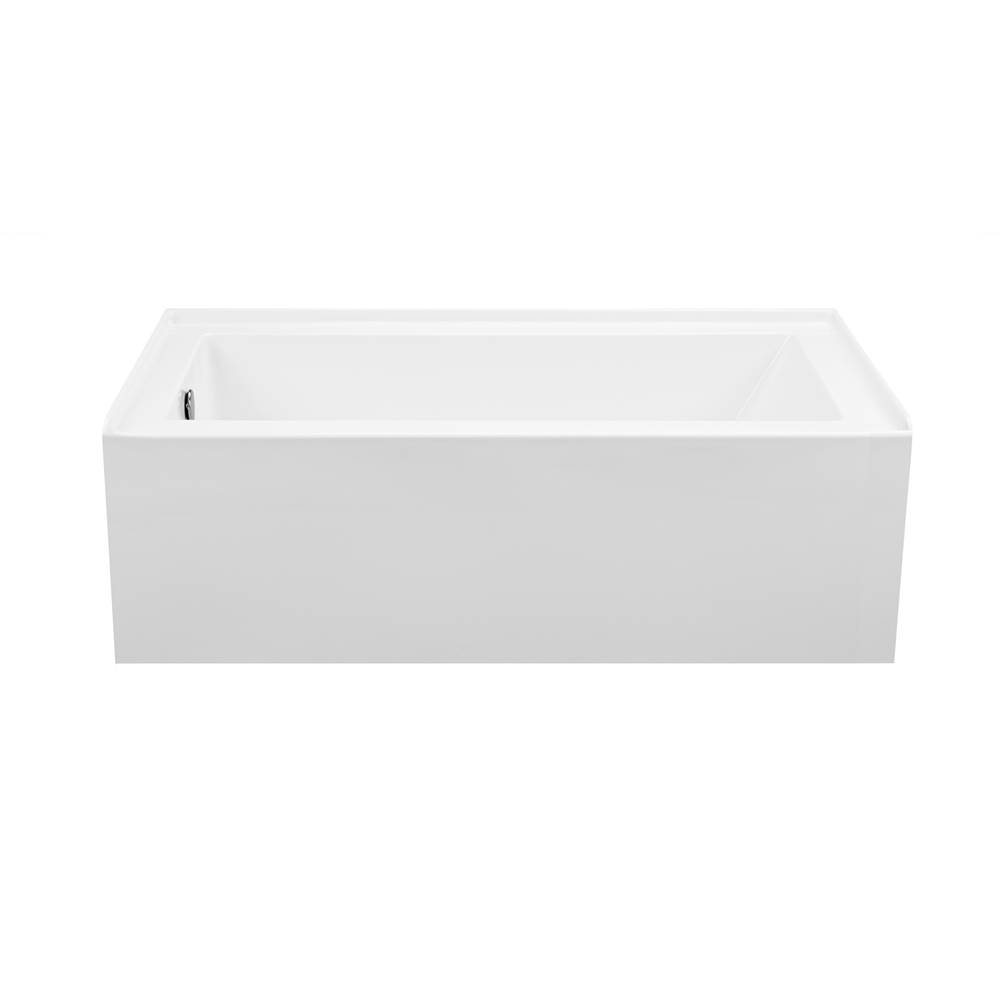 MTI Baths Cameron 3 Acrylic Cxl Integral Skirted Lh Drain Whirlpool - White (66X32)