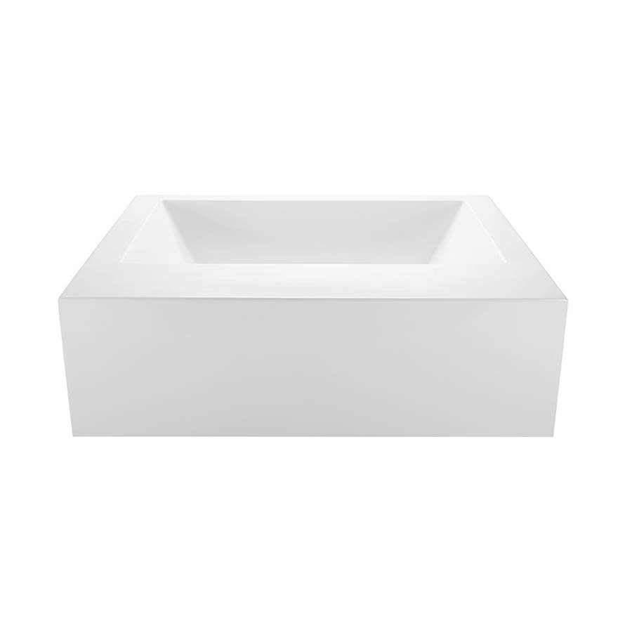 MTI Baths Metro 3 Acrylic Cxl Sculpted 2 Side Air Bath - White (66X42)