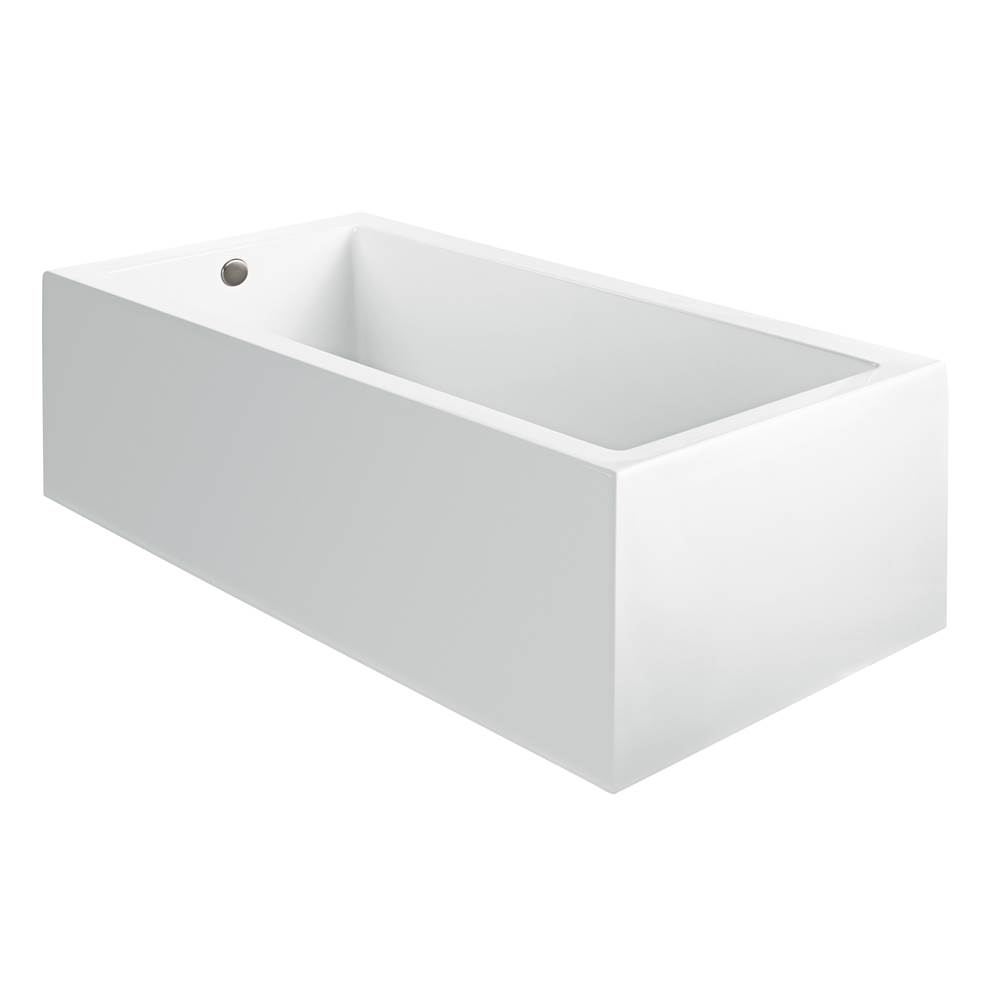 MTI Baths Andrea 19A Acrylic Cxl Sculpted 3 Side Air Bath Elite - White (54X32)