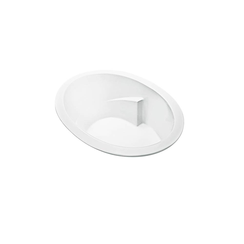 MTI Baths Adena 6 Acrylic Cxl Oval Drop In Air Bath Elite - White (63X41.25)