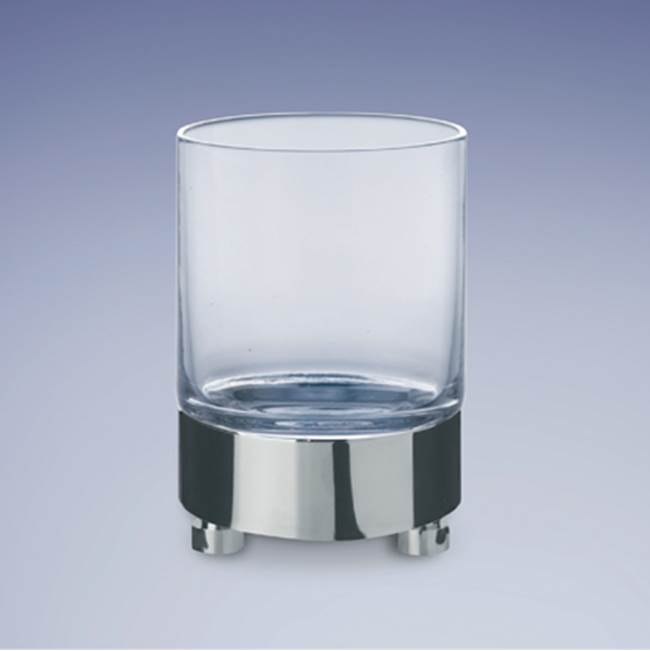 Nameeks Round Plain Crystal Glass Tumbler