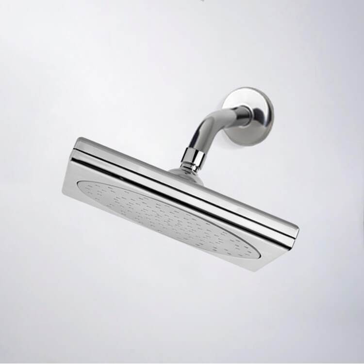 Nameeks Shower Head with Shower Arm in Polished Chrome