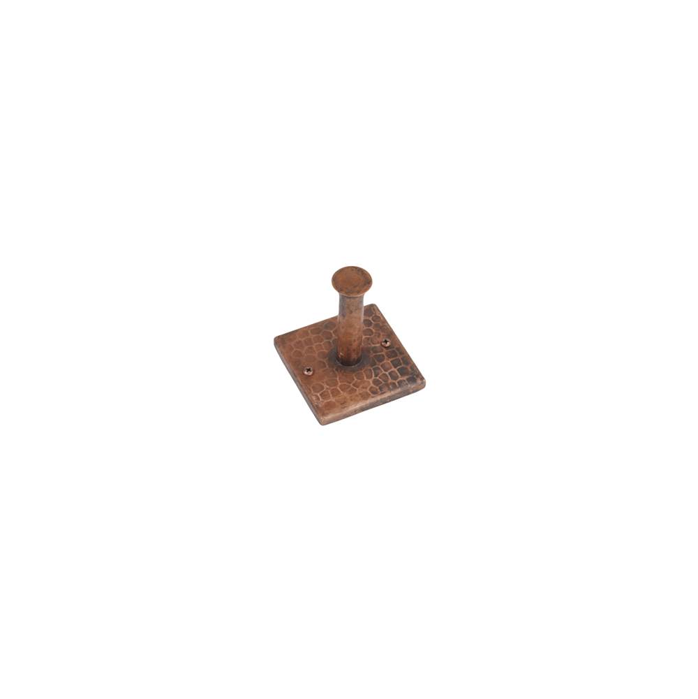 Premier Copper Products Hand Hammered Copper Single Robe/Towel Hook