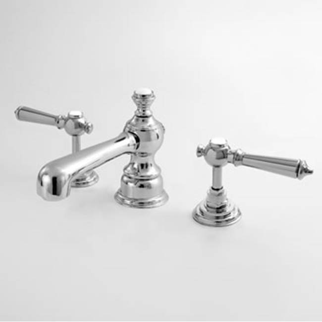 Sigma Widespread Lav Set With Lever Ascot Satin Nickel .69