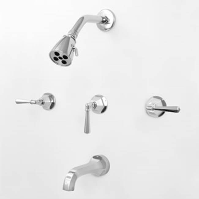 Sigma 3 Valve Tub & Shower Set Trim (Includes Haf And Wall Tub Spout) Windham Sable Bronze .80