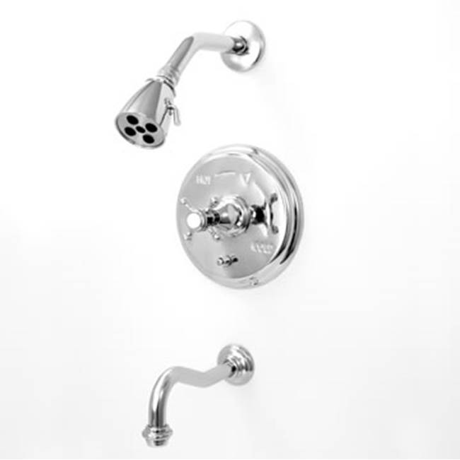 Sigma Pressure Balanced Tub & Shower Set Trim (Includes Haf And Wall Tub Spout) St. Michel Coco Bronze .63