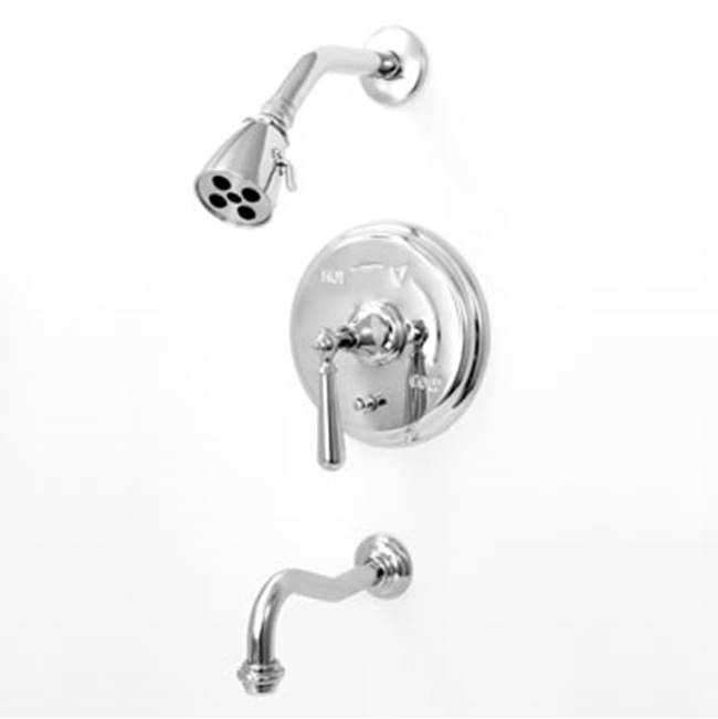 Sigma Pressure Balanced Tub & Shower Set Trim (Includes Haf And Wall Tub Spout) Loire Antique Bronze .57