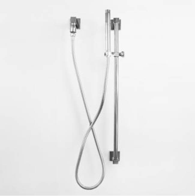 Sigma Square Contemporary Slidebar and Handshower Kit POLISHED BRASS PVD .40