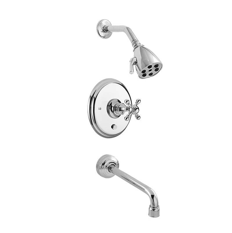 Sigma Pressure Balanced Deluxe Tub & Shower Set Trim (Includes Haf And Wall Tub Spout) Tremont X Satin Nickel Pvd .42