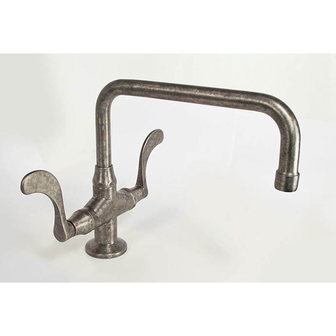 Sonoma Forge Wingnut Deck Mount Faucet With Fixed Square Spout 9-1/2'' Center To Aerator 6'' Spout Height