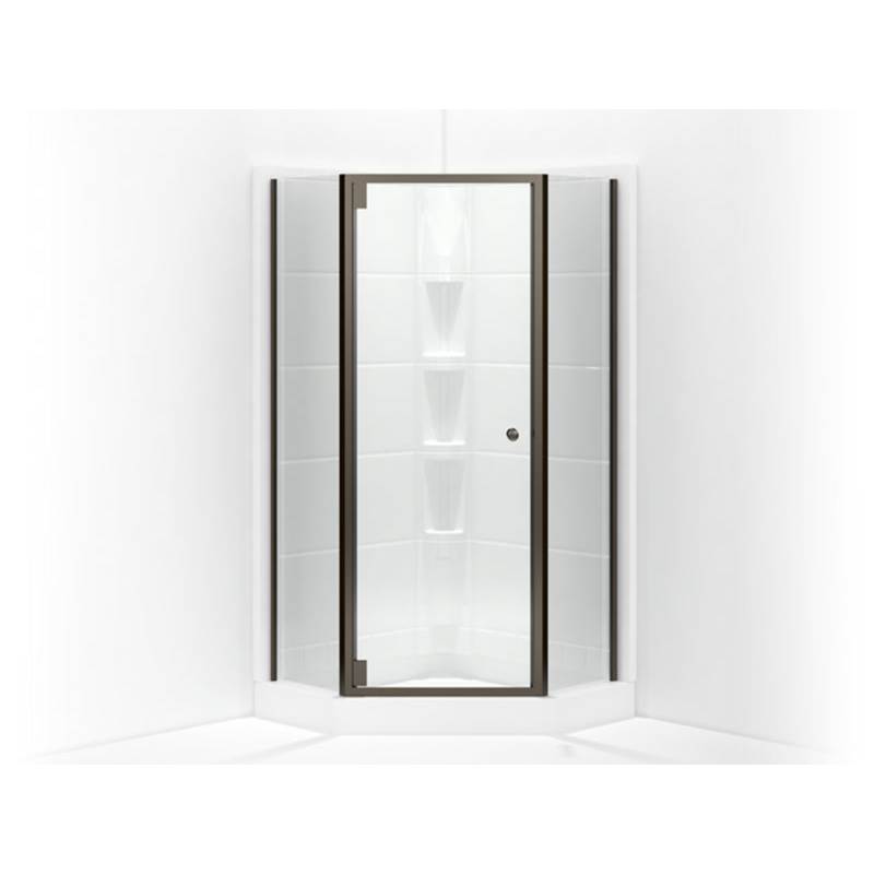 Sterling Plumbing Solitaire® Frameless neo-angle corner shower door 16-1/4'' x 29-7/16'' x 16-1/4'' x 72-1/4'' H